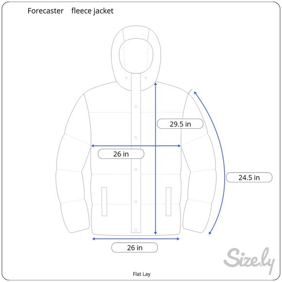 Vintage 90's Forecaster Plush Fleece Mid Length Jacket Red Geometric Print M - Picture 11 of 11